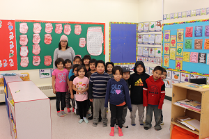 photo of kindergarten class